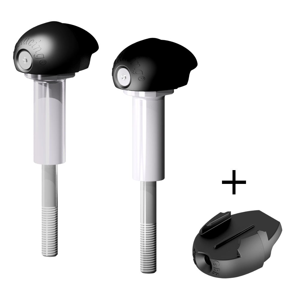 [FS-R3-2015-R-GPR] GBRacing Bullet Frame Sliders (Race) for Yamaha YZF-R3 GoPro™ Camera Mount bundle