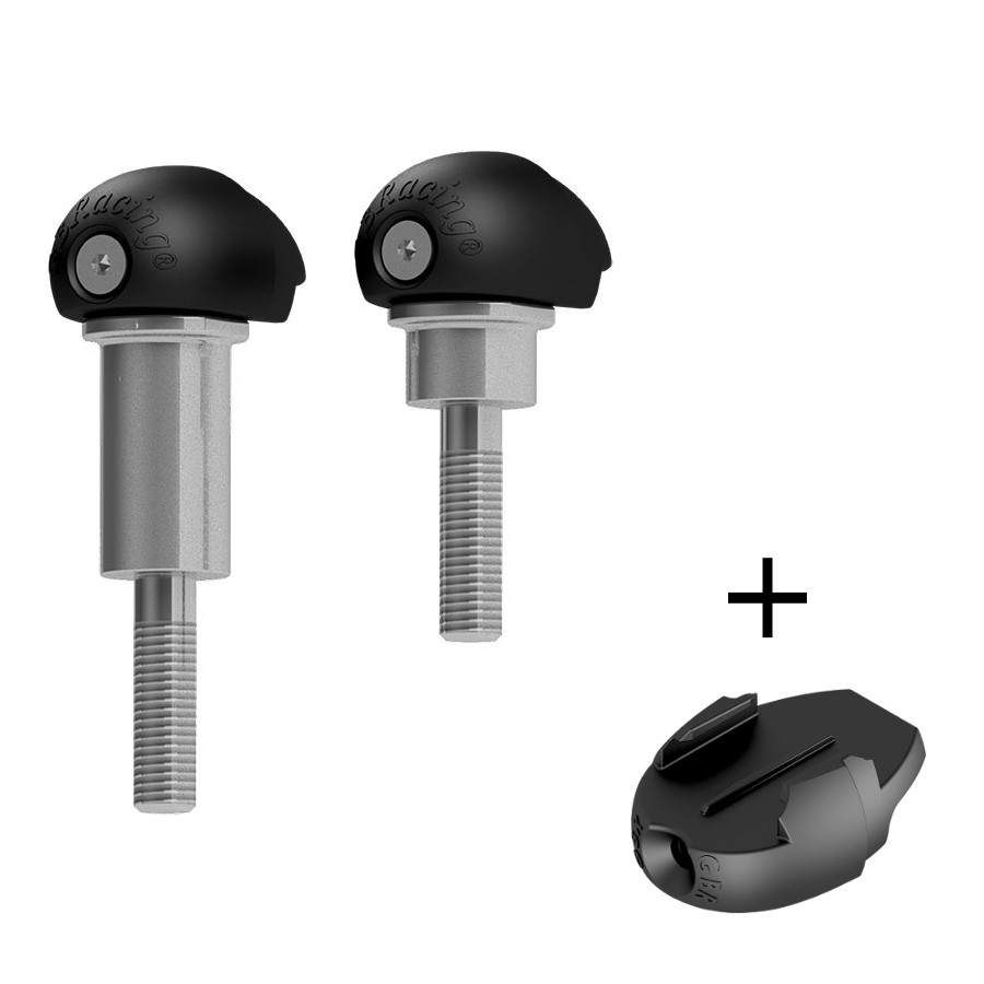 [FS-CBR1000RR-2020-R-GPR] GBRacing Bullet Frame Sliders (Race) for Honda CBR1000RR-R 2020  GoPro™ Camera Mount bundle