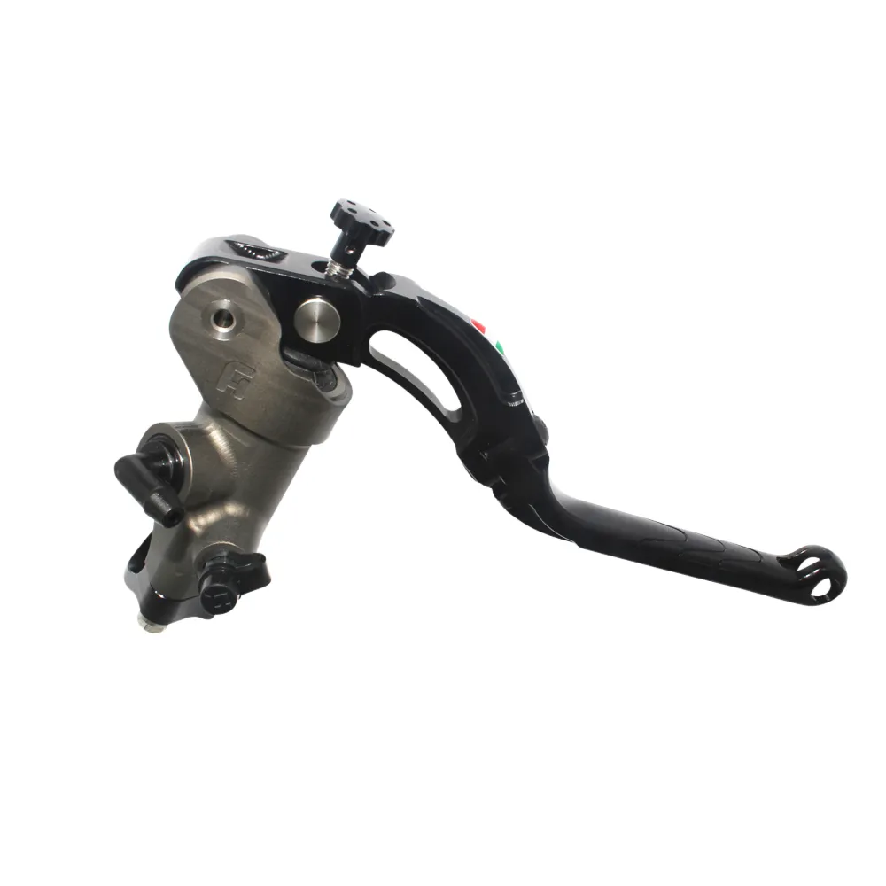 [CY001N-L-18] Accossato Brake Master Cylinder CNC 19x18 with black Revolution lever