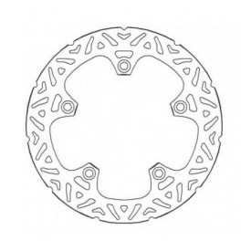 Accossato Fixed Rear Brake Disc 265mm for BMW and Husqvarna