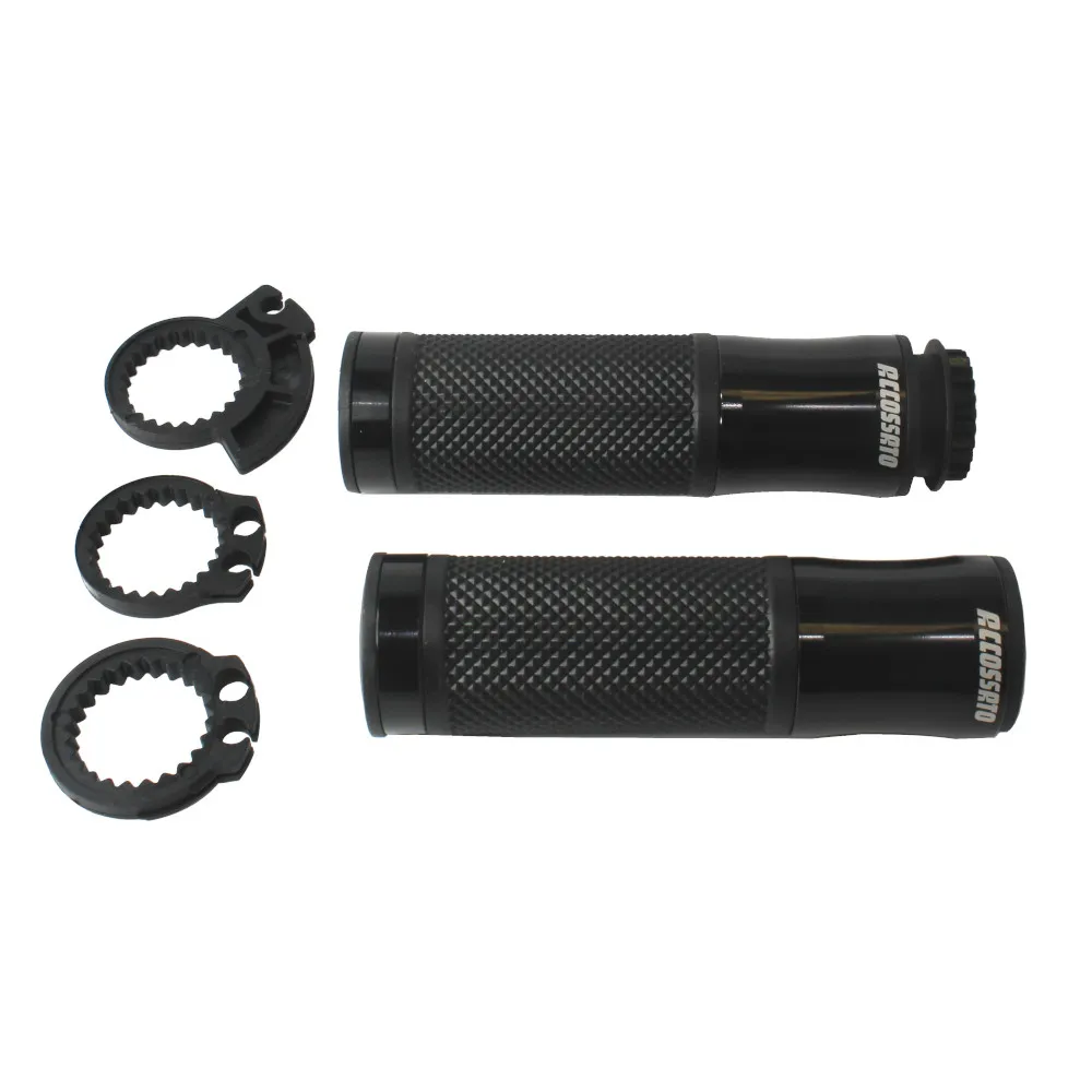 [GR004N] Accossato Pair of CNC Aluminium Racing Grips black