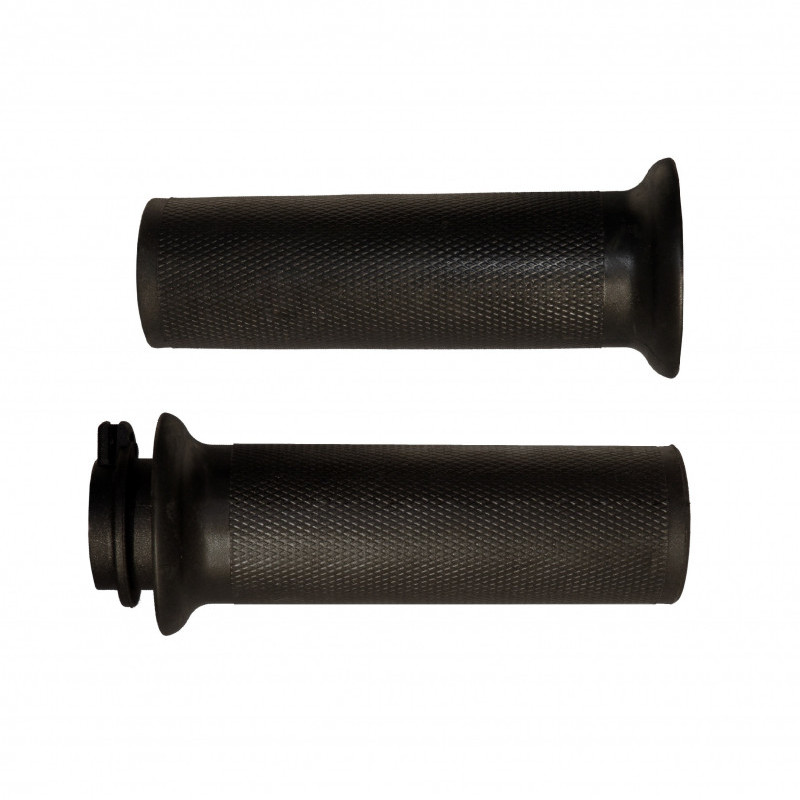 [GR010N] Accossato Pair of Custom Grips for 1in 2.54mm handlebar black