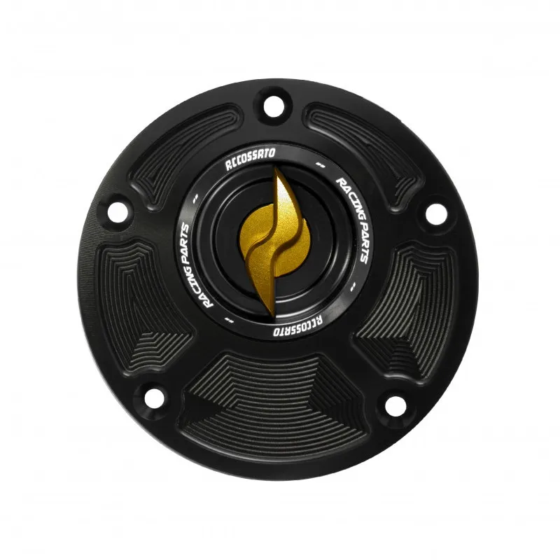 [FC104Y] Accossato Fuel Cap Quick Action for Ducati 848 1098 1198 ST SS Monster gold