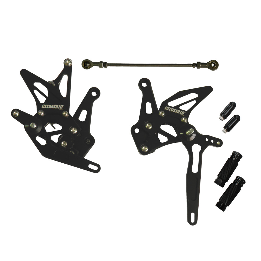 Accossato Adjustable Rearsets for Yamaha YZF-R6