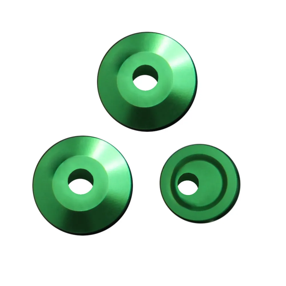 [KPD3G] Accossato Spare Inserts Washers for Adjustable Rearsets green