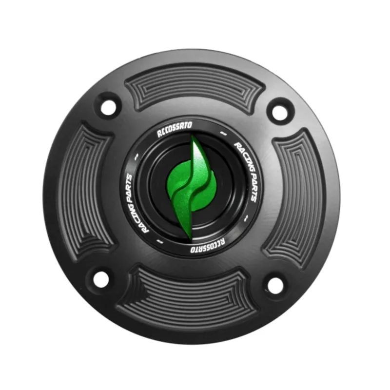 [FC121G] Accossato Fuel Cap Quick Action for Suzuki V-Strom Hayabusa GSX-R TL1000 green