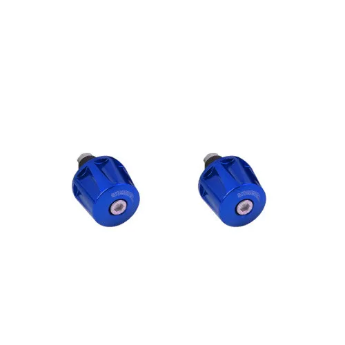 [TK001B] Accossato Handlebar Ends TK001 Aluminium 12 - 20mm blue
