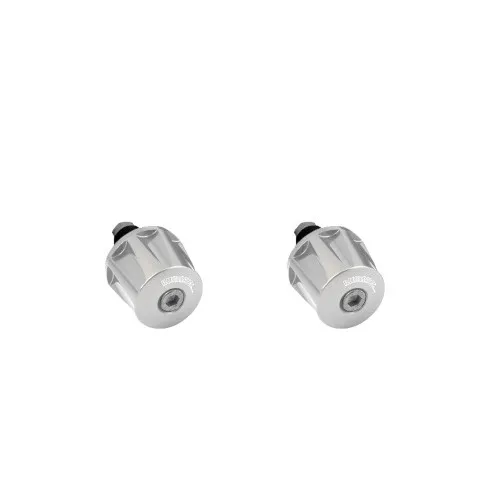 [TK001S] Accossato Handlebar Ends TK001 Aluminium 12 - 20mm silver