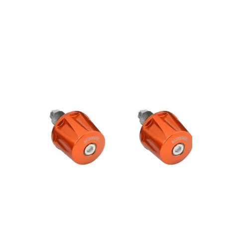 [TK001O] Accossato Handlebar Ends TK001 Aluminium 12 - 20mm orange