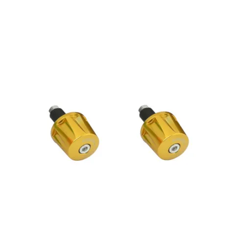 [TK001Y] Accossato Handlebar Ends TK001 Aluminium 12 - 20mm gold