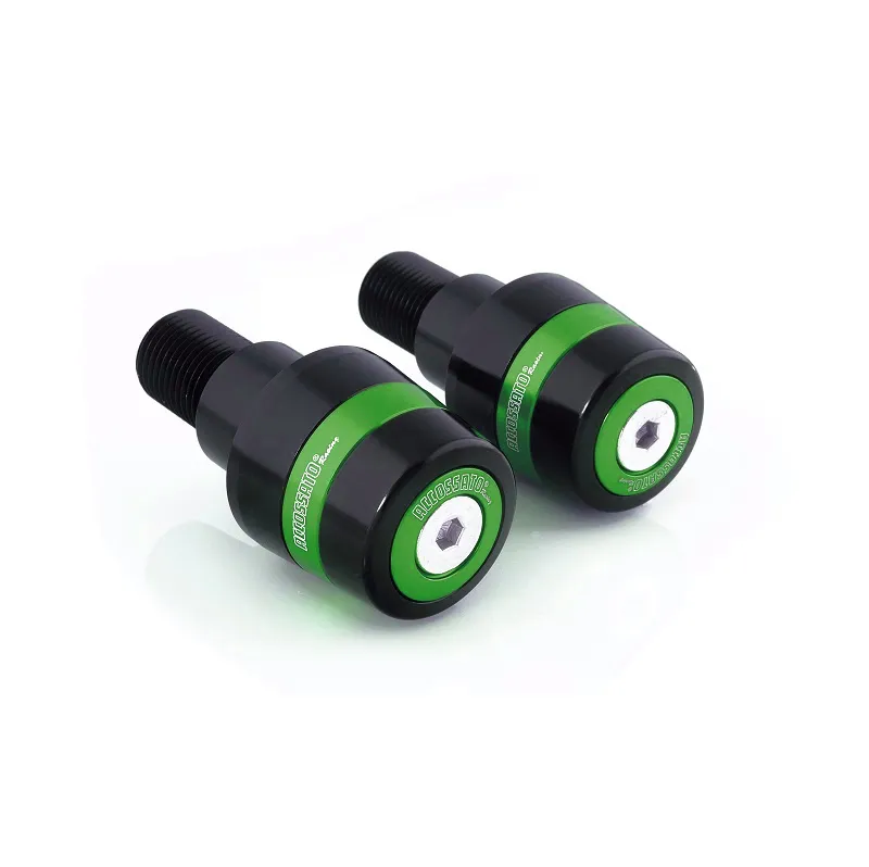 [TK003G] Accossato Handlebar Ends TK003 for Yamaha M16x1.5mm green