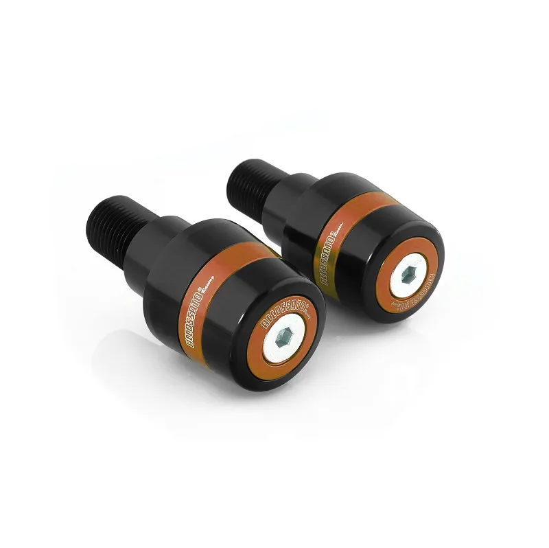 [TK003O] Accossato Handlebar Ends TK003 for Yamaha M16x1.5mm orange