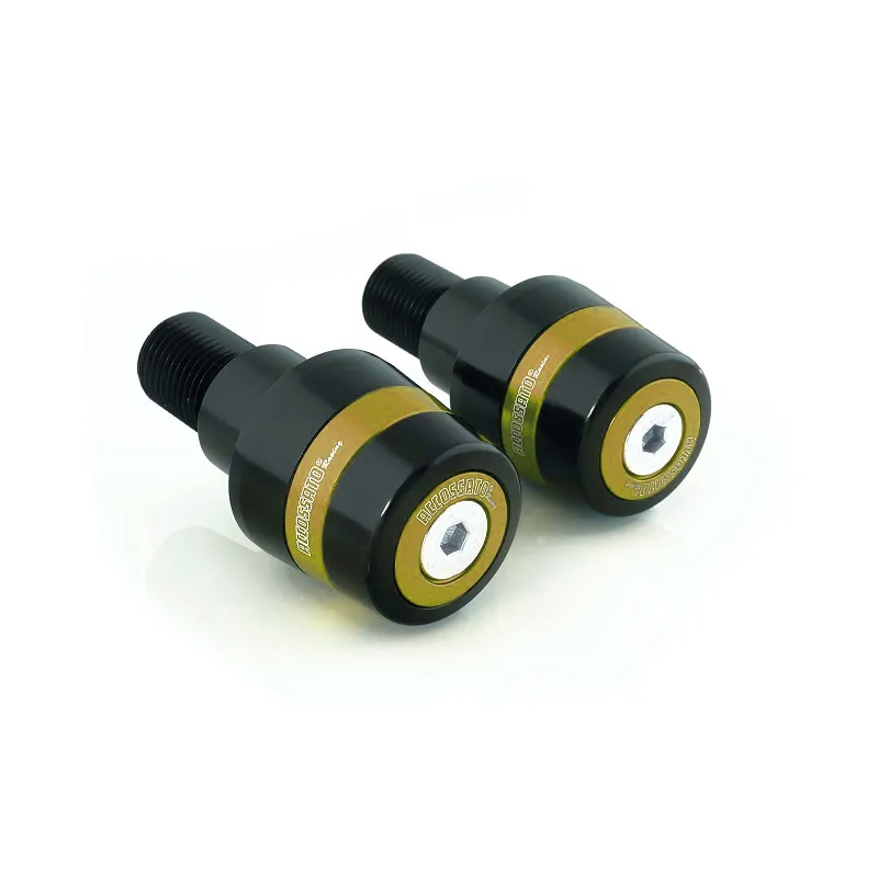 [TK003Y] Accossato Handlebar Ends TK003 for Yamaha M16x1.5mm gold