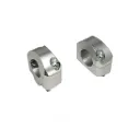 Accossato Transformation Riser Kit for handlebar 22mm - 28mm silver