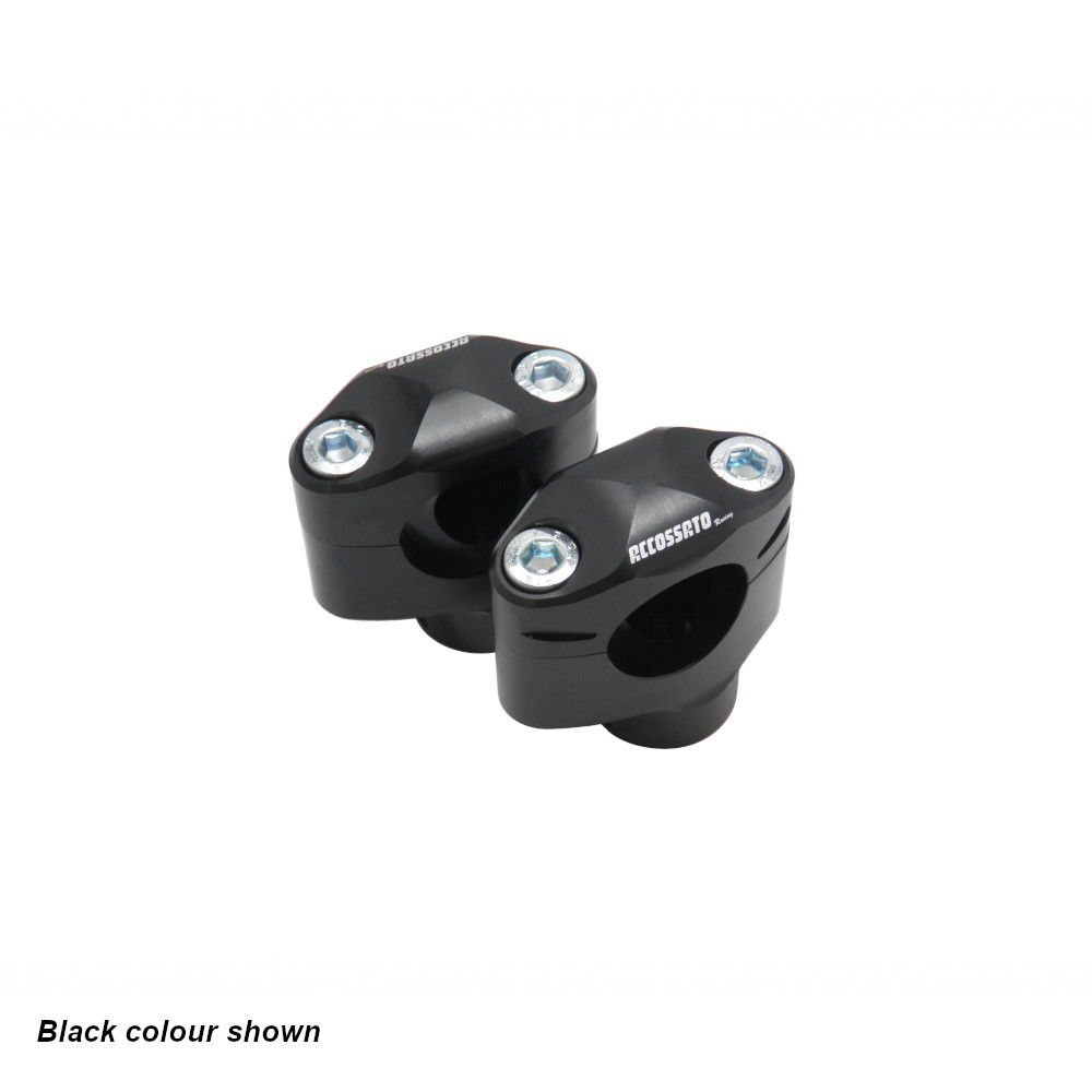 [RK119S] Accossato Riser Kit 40mm for handlebar diameter 28mm silver