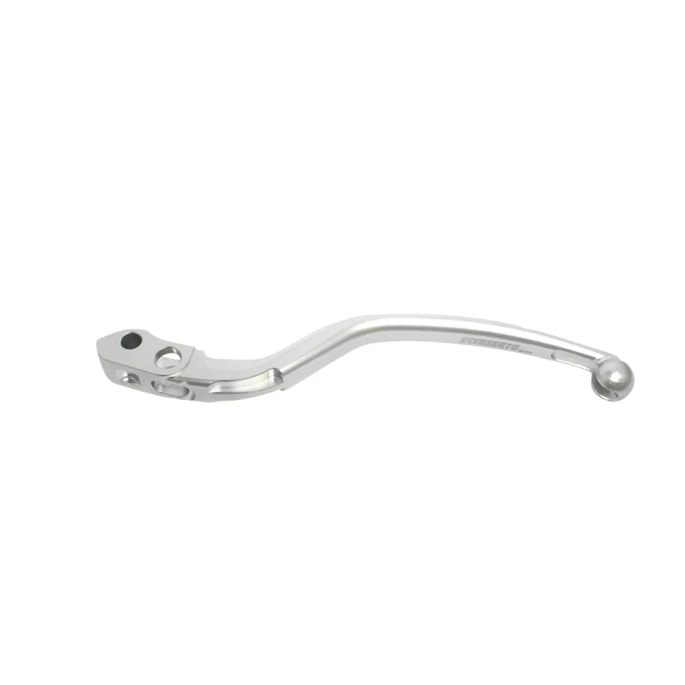 [LV002S-L-16-RST] Accossato Fixed Clutch Lever for Accossato and Brembo master cylinders, long silver 16mm