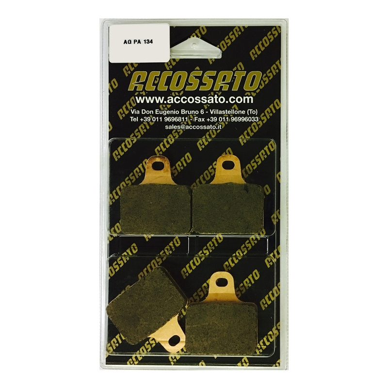 Accossato Brake Pads Sintered Compound for PZ001 PZ002 PZ004 PZ008