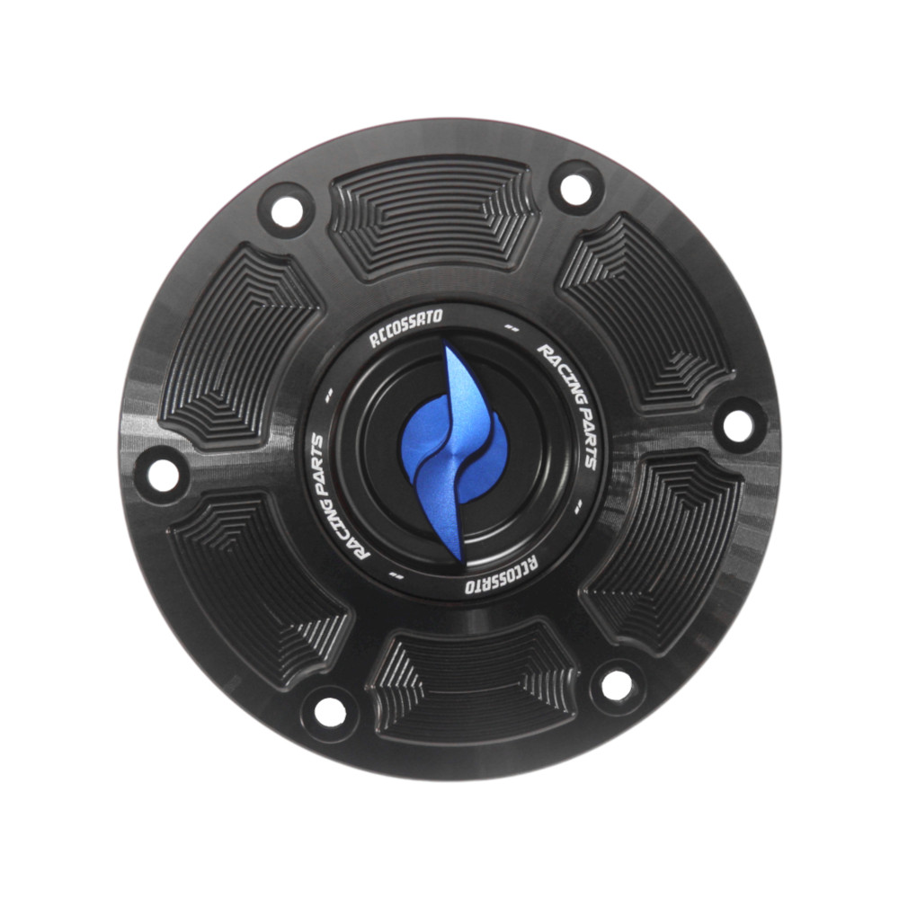 [FC107B] Accossato Fuel Cap Quick Action for Ducati Multistrada Diavel, blue