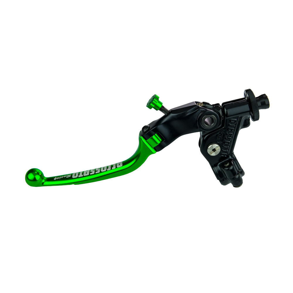 [CF002G-32-RST] Accossato Full Clutch with folding lever 32mm green with eyelet