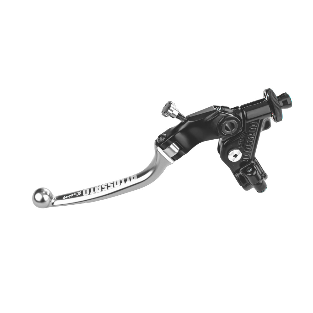 [CF002S-24-RST] Accossato Full Clutch with folding lever 24mm silver with eyelet