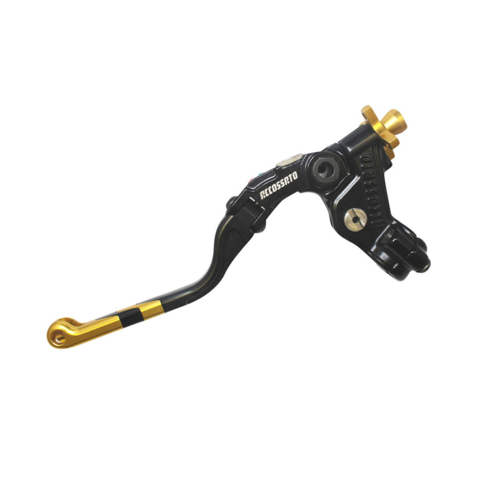 [CF012Y-32-L] Accossato Full Clutch with Revolution Lever and switch option 32mm gold