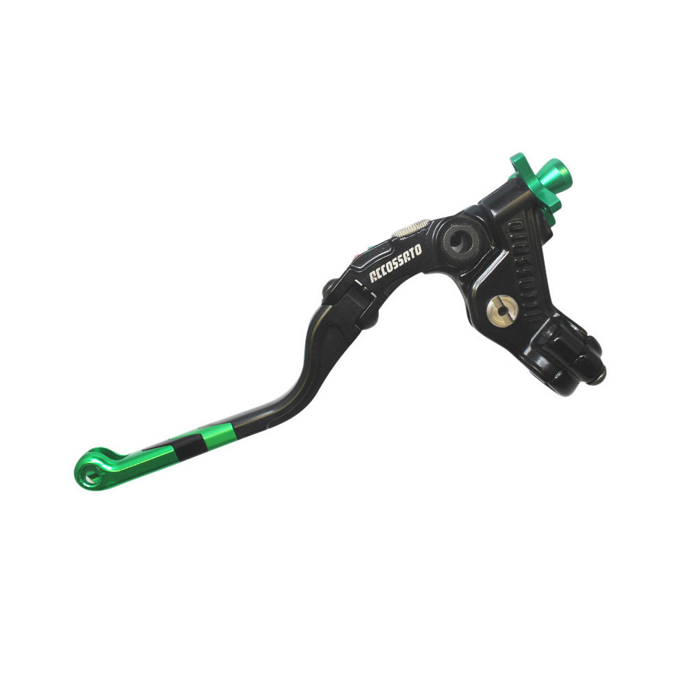 [CF012G-29-L] Accossato Full Clutch with Revolution Lever and switch option 29mm green