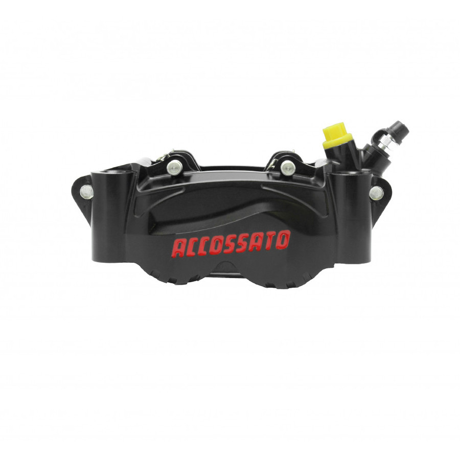 Accossato Radial Brake Caliper RHS CNC 2 piece 100 mm ST, black