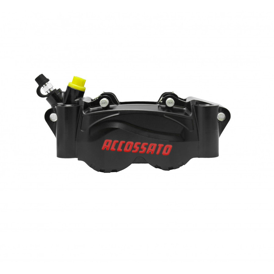 Accossato Radial Brake Caliper LHS CNC 2 piece 100 mm ST, black