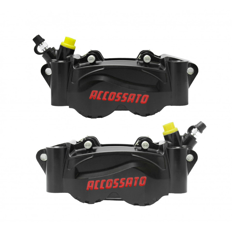 Accossato Radial Brake Caliper Set CNC 2 piece 100 mm ST, black