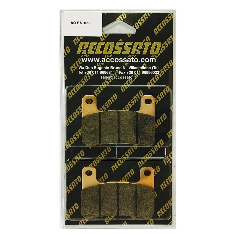 Accossato AGPA109ST Street Brake Pads for Kawasaki Suzuki