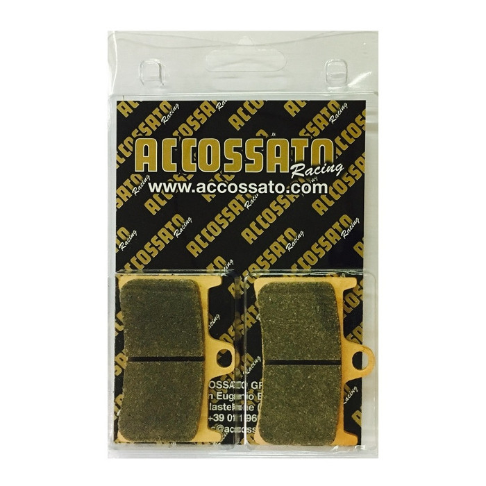 Accossato AGPA97OR On / Off Road Brake Pads for Yamaha YZF-R6 YZF-R7 YZF-R1 MT-07 MT-09 MT-10 FZ XJR