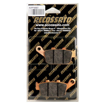 Accossato AGPP185ST Street Brake Pads for Honda Kawasaki Suzuki