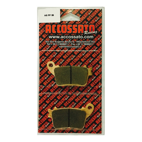 [AGPP39ST] Accossato AGPP39ST Street Brake Pads for Honda Kawasaki Suzuki Yamaha
